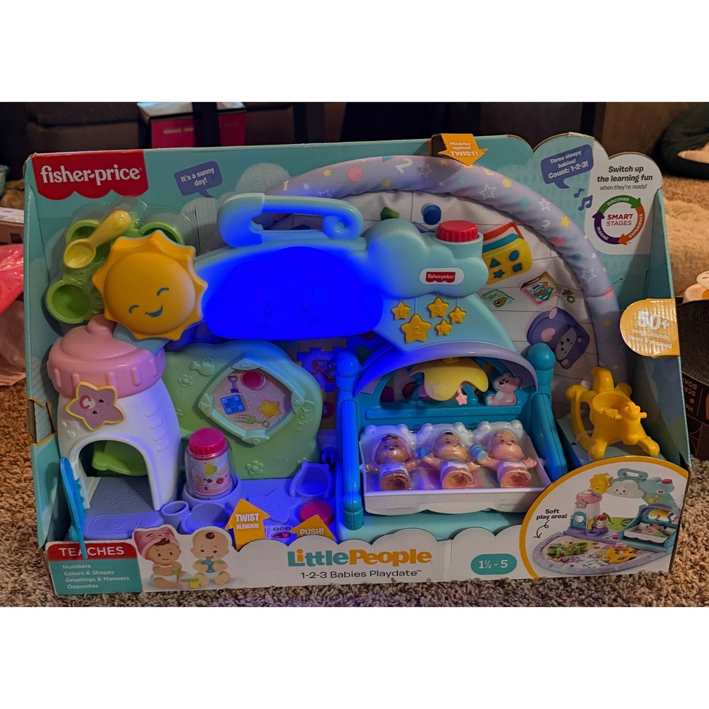Fisher-Price Little People 1-2-3 Babies Playdate Set (NWT) - Picture 6 of 9